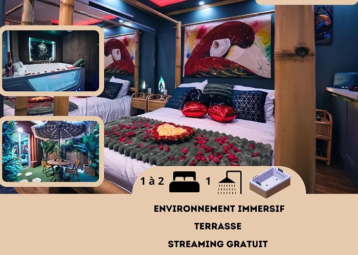 Stanislas Sensual Bali Jacuzzi 300m Place Stanislas Апартаменты Нанси